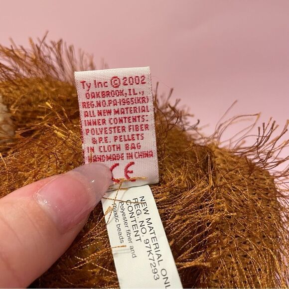 Vintage 2002 TY Punkies “Zig-Zag” the Monkey 9” Excellent Used Condition NWT - Picture 9 of 9